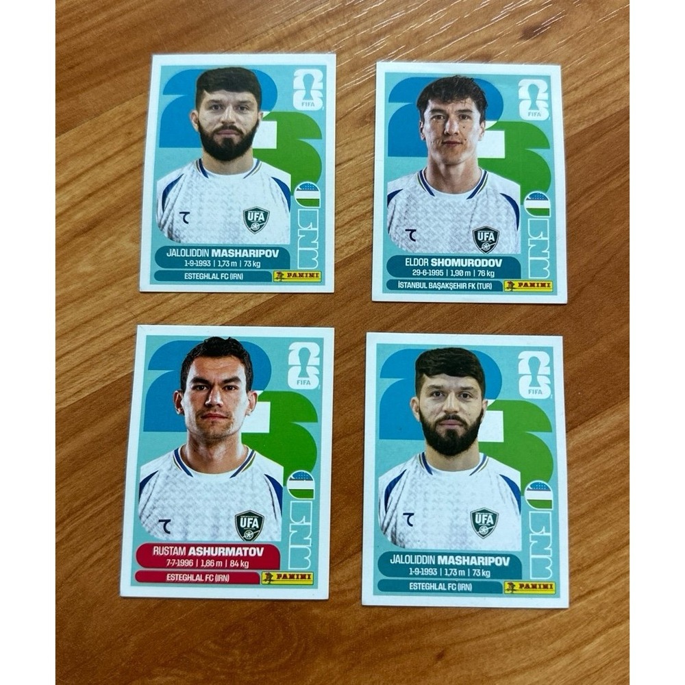 Panini World Cup 2026 Uzbekistan Stickers